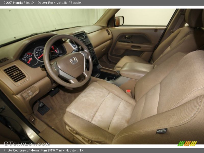 Desert Rock Metallic / Saddle 2007 Honda Pilot LX