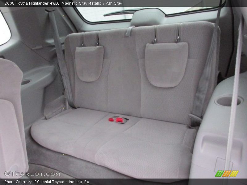 Rear Seat of 2008 Highlander 4WD