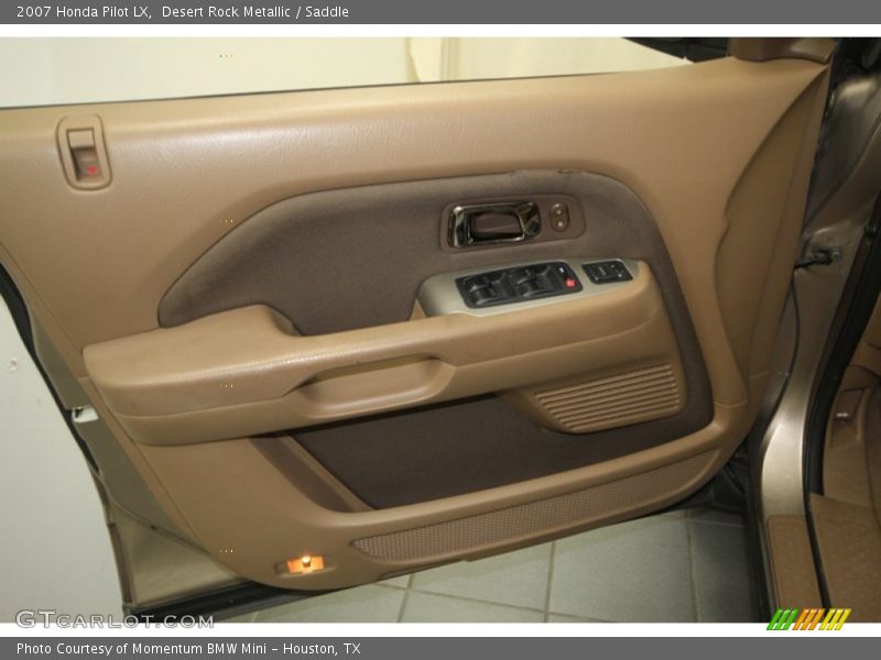 Desert Rock Metallic / Saddle 2007 Honda Pilot LX
