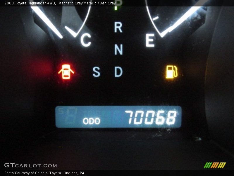 Magnetic Gray Metallic / Ash Gray 2008 Toyota Highlander 4WD