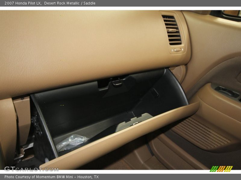 Desert Rock Metallic / Saddle 2007 Honda Pilot LX