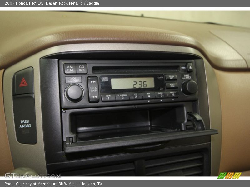 Desert Rock Metallic / Saddle 2007 Honda Pilot LX