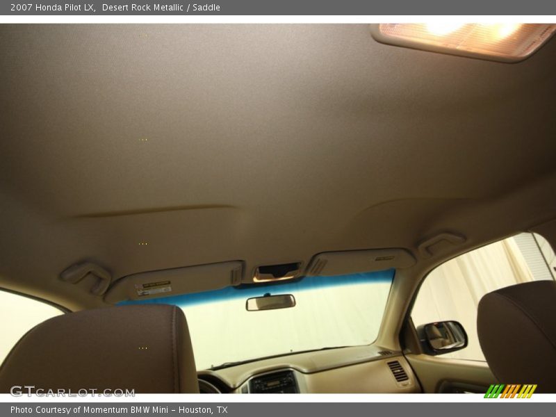 Desert Rock Metallic / Saddle 2007 Honda Pilot LX