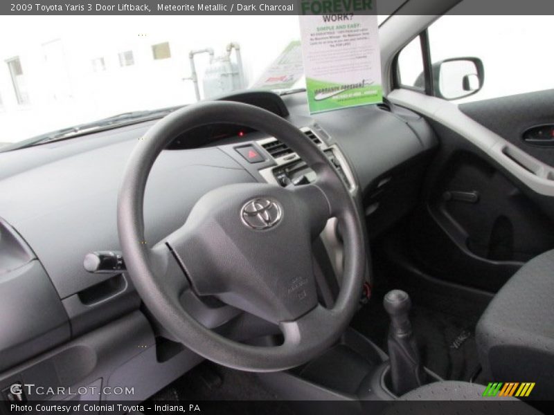  2009 Yaris 3 Door Liftback Dark Charcoal Interior