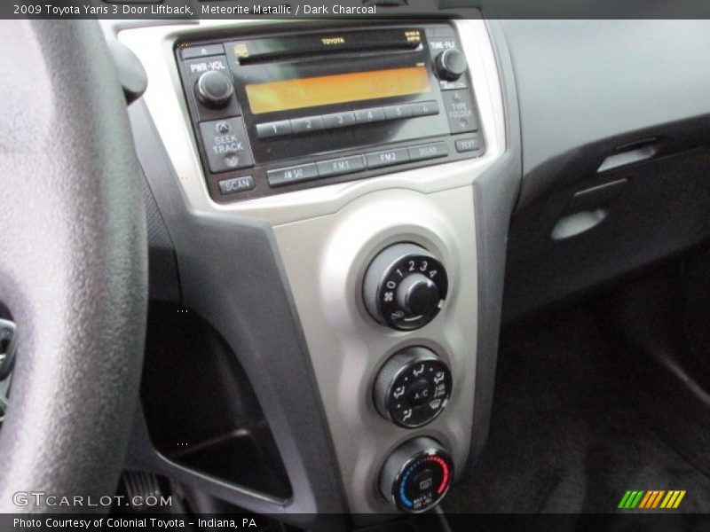 Controls of 2009 Yaris 3 Door Liftback