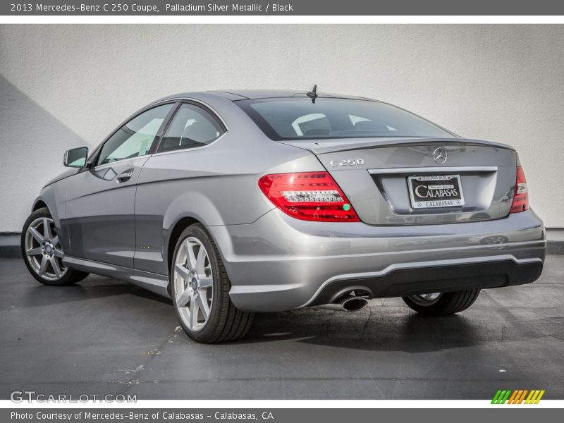 Palladium Silver Metallic / Black 2013 Mercedes-Benz C 250 Coupe