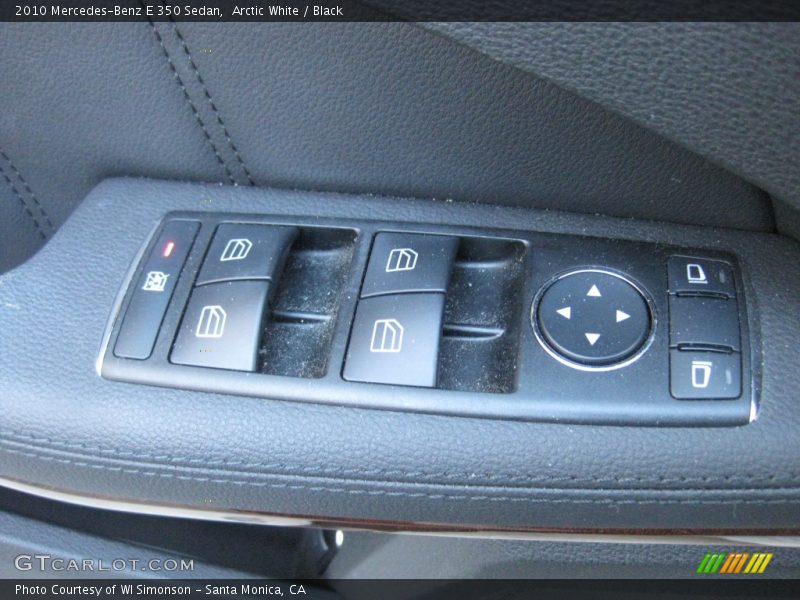 Arctic White / Black 2010 Mercedes-Benz E 350 Sedan