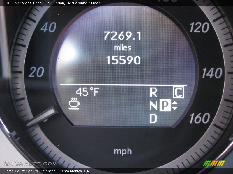 Arctic White / Black 2010 Mercedes-Benz E 350 Sedan