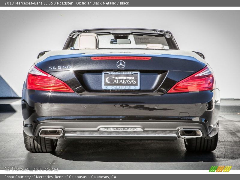 Obsidian Black Metallic / Black 2013 Mercedes-Benz SL 550 Roadster