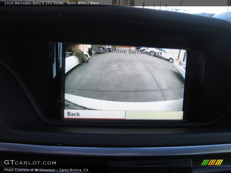 Arctic White / Black 2010 Mercedes-Benz E 350 Sedan