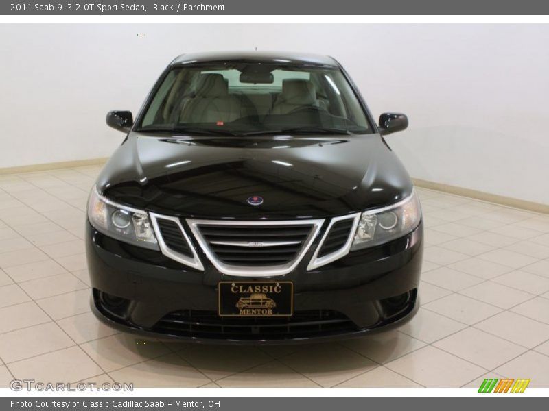 Black / Parchment 2011 Saab 9-3 2.0T Sport Sedan