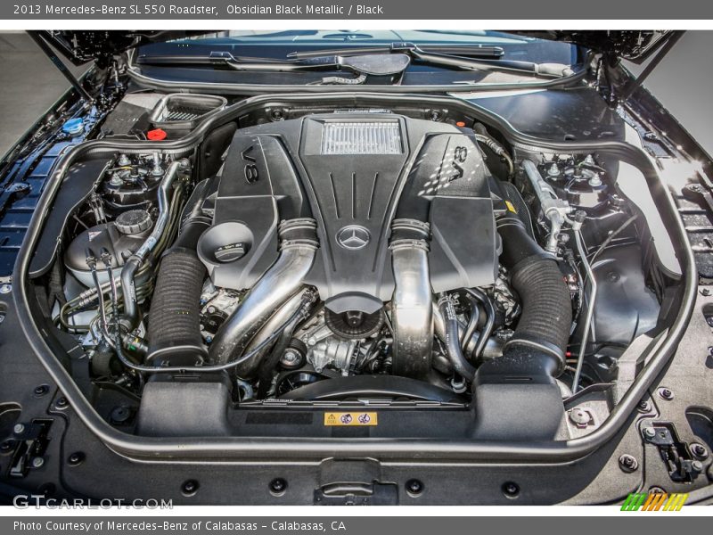  2013 SL 550 Roadster Engine - 4.6 Liter DI Twin-Turbocharged DOHC 32-Valve VVT V8