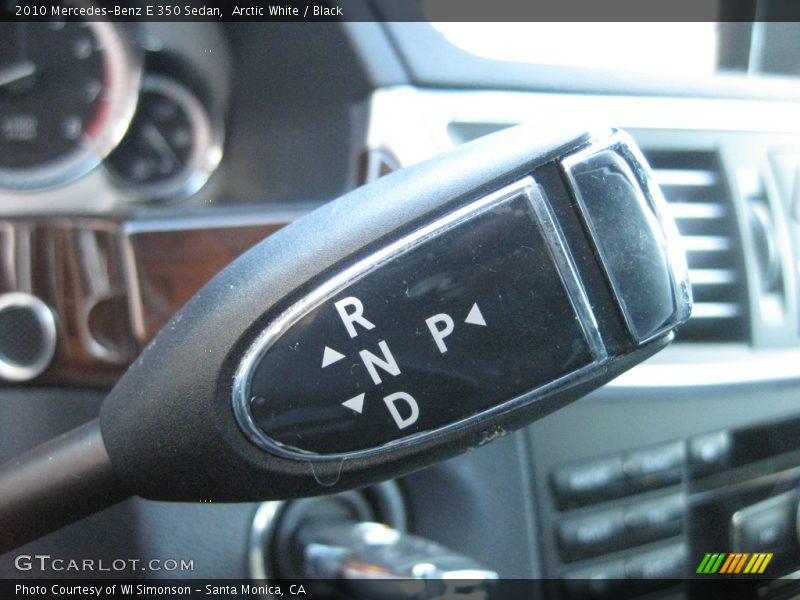 Arctic White / Black 2010 Mercedes-Benz E 350 Sedan