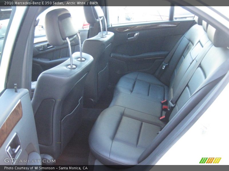 Arctic White / Black 2010 Mercedes-Benz E 350 Sedan