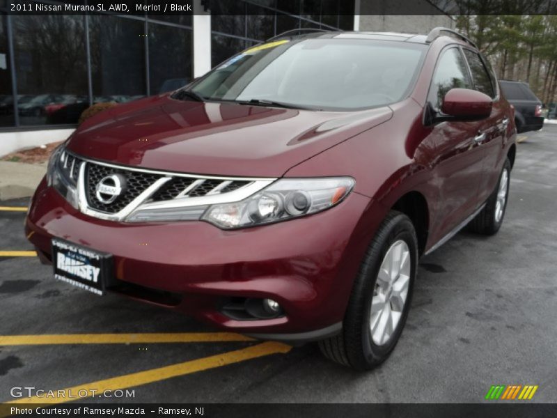 Merlot / Black 2011 Nissan Murano SL AWD