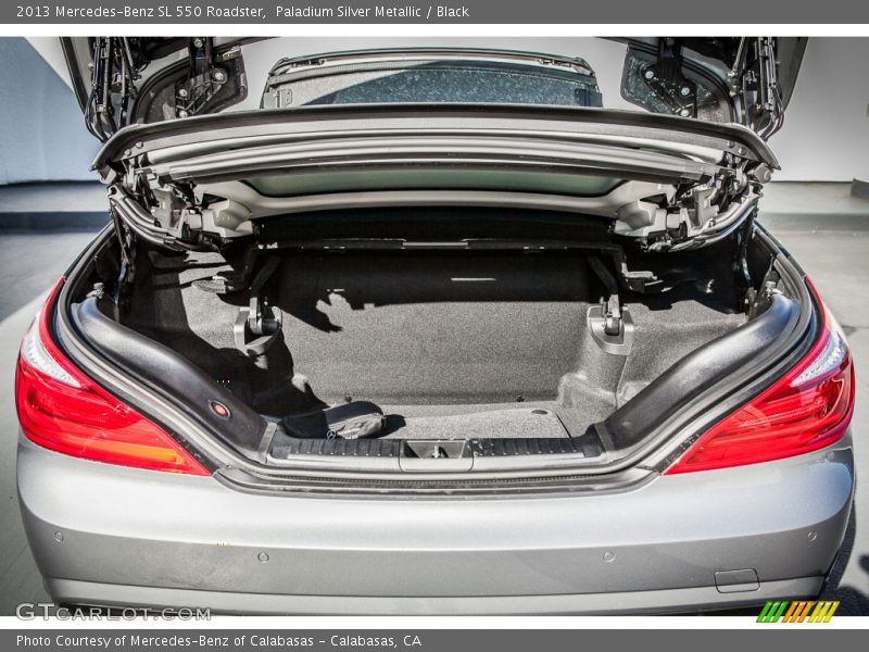 Paladium Silver Metallic / Black 2013 Mercedes-Benz SL 550 Roadster