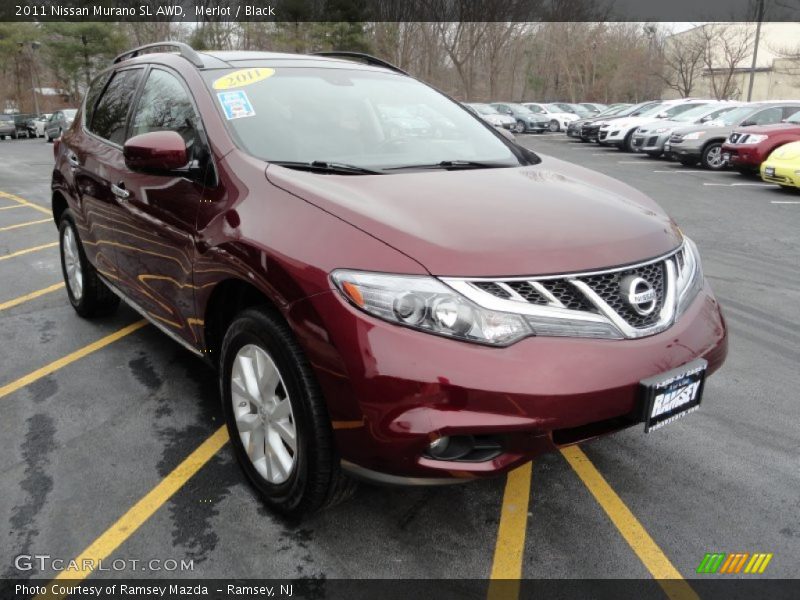 Merlot / Black 2011 Nissan Murano SL AWD