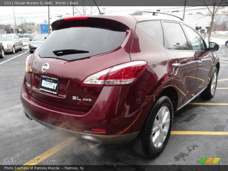 Merlot / Black 2011 Nissan Murano SL AWD