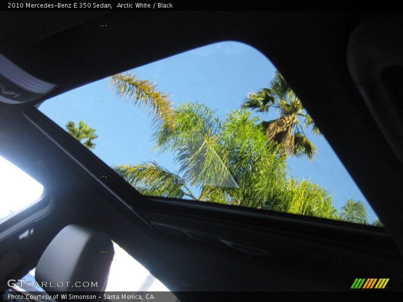 Arctic White / Black 2010 Mercedes-Benz E 350 Sedan