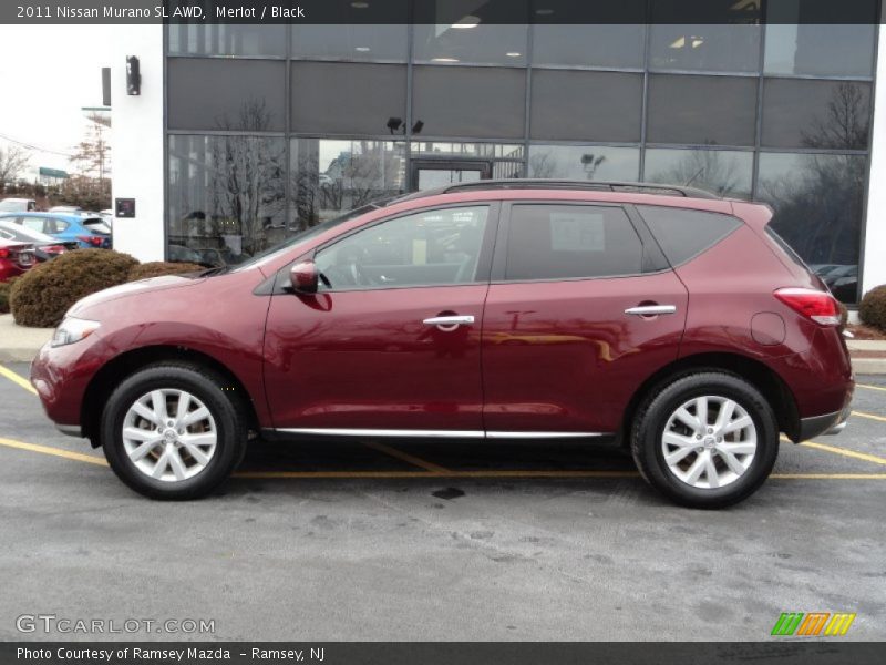 Merlot / Black 2011 Nissan Murano SL AWD