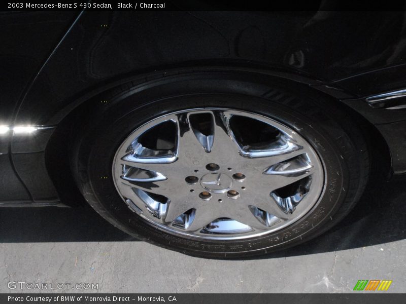 Black / Charcoal 2003 Mercedes-Benz S 430 Sedan
