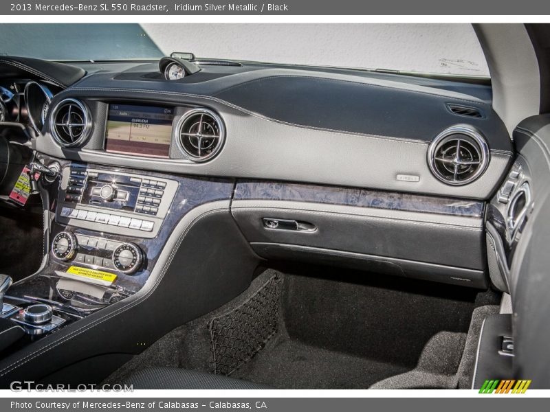 Iridium Silver Metallic / Black 2013 Mercedes-Benz SL 550 Roadster