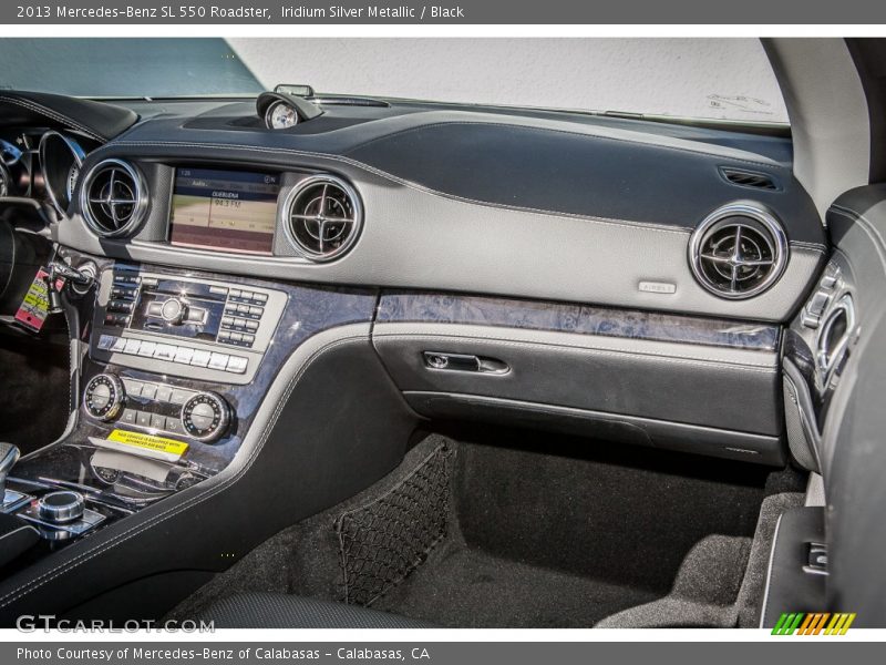 Iridium Silver Metallic / Black 2013 Mercedes-Benz SL 550 Roadster