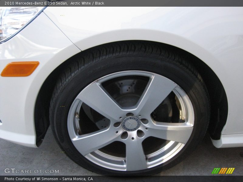 Arctic White / Black 2010 Mercedes-Benz E 350 Sedan