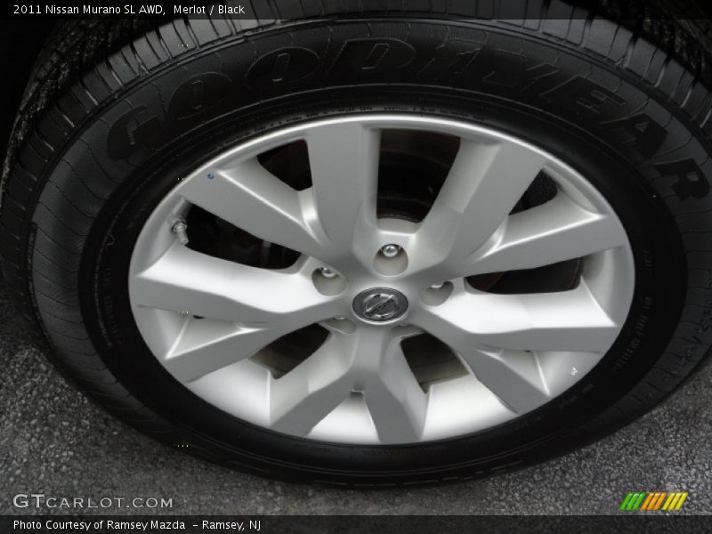 Merlot / Black 2011 Nissan Murano SL AWD