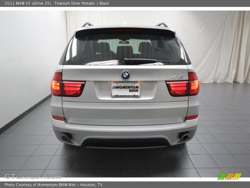 Titanium Silver Metallic / Black 2011 BMW X5 xDrive 35i