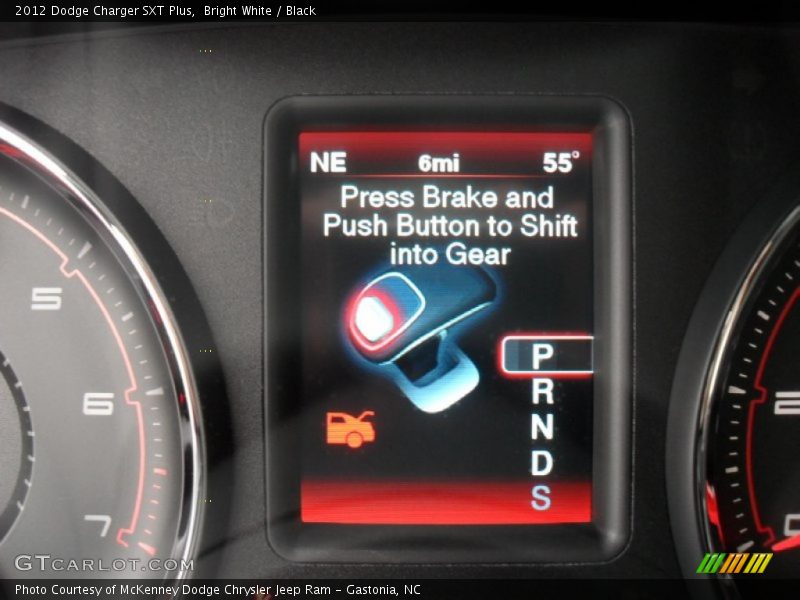 Bright White / Black 2012 Dodge Charger SXT Plus