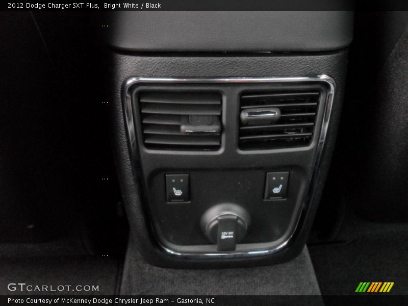 Bright White / Black 2012 Dodge Charger SXT Plus