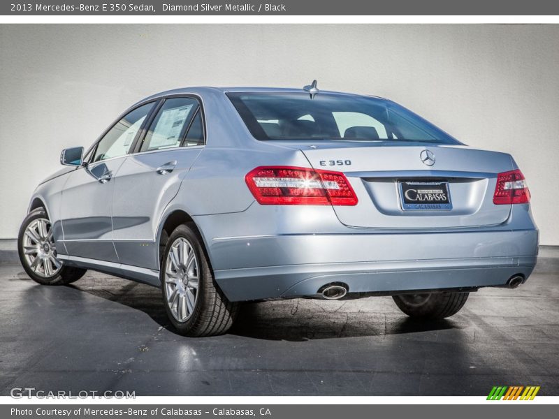 Diamond Silver Metallic / Black 2013 Mercedes-Benz E 350 Sedan