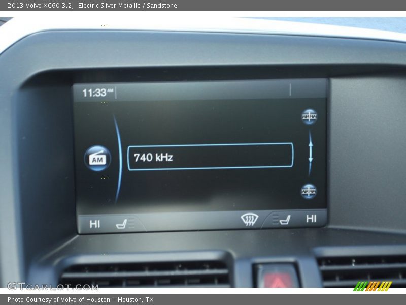 Electric Silver Metallic / Sandstone 2013 Volvo XC60 3.2