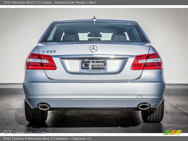 Diamond Silver Metallic / Black 2013 Mercedes-Benz E 350 Sedan