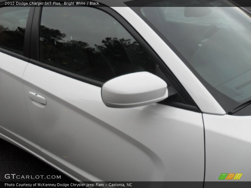 Bright White / Black 2012 Dodge Charger SXT Plus