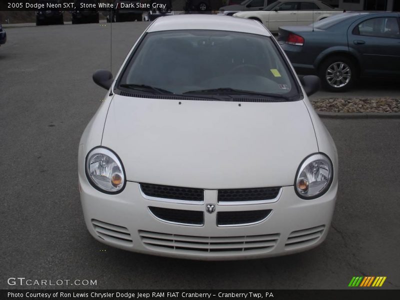 Stone White / Dark Slate Gray 2005 Dodge Neon SXT