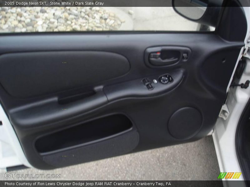 Stone White / Dark Slate Gray 2005 Dodge Neon SXT