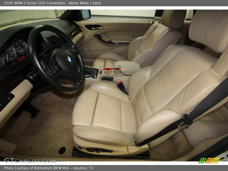 Front Seat of 2005 3 Series 330i Convertible