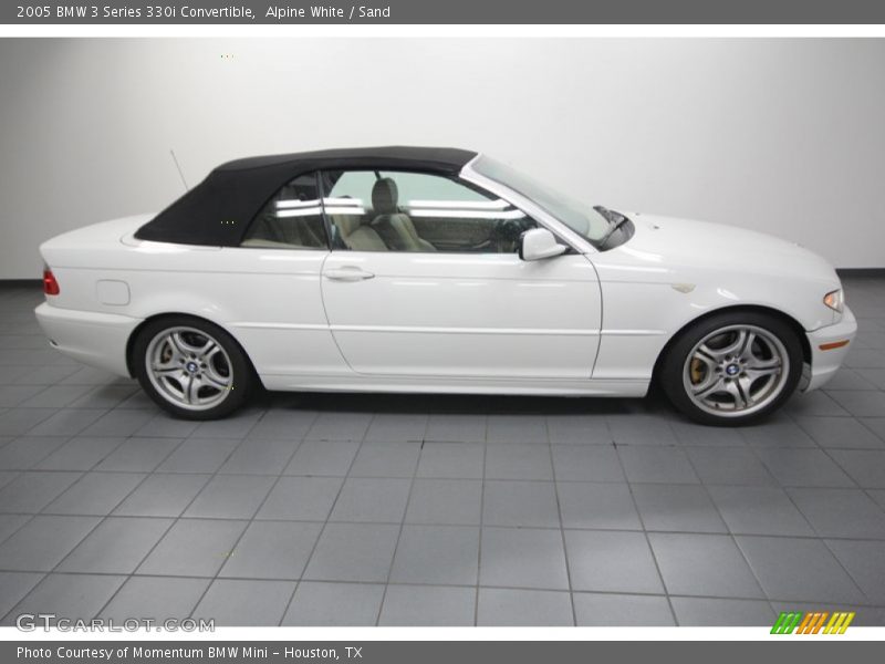 Alpine White / Sand 2005 BMW 3 Series 330i Convertible