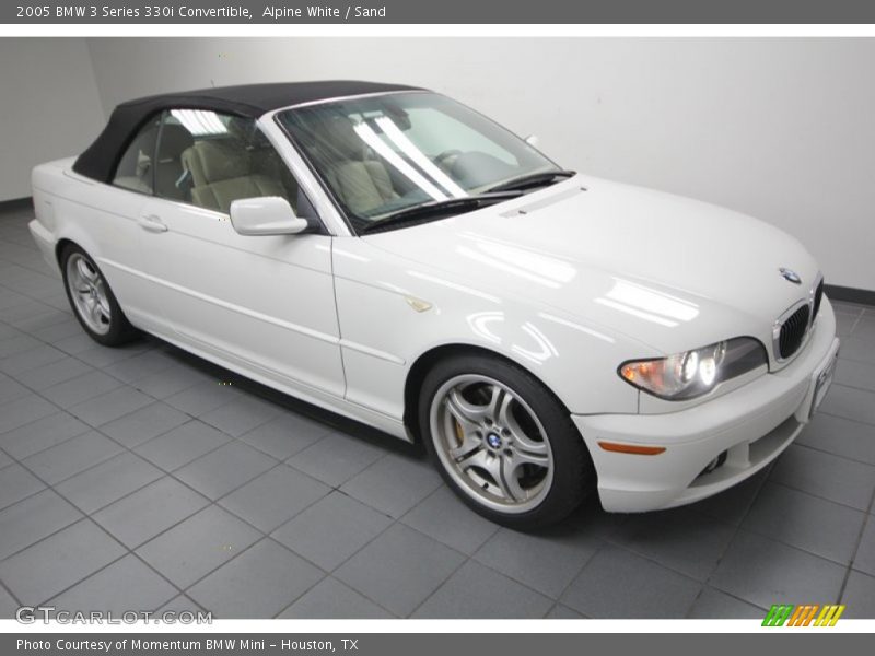 Front 3/4 View of 2005 3 Series 330i Convertible