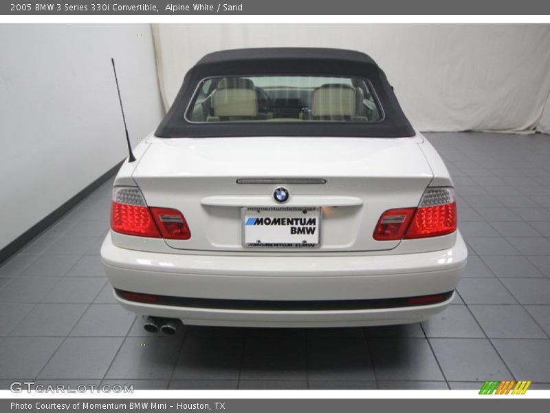 Alpine White / Sand 2005 BMW 3 Series 330i Convertible