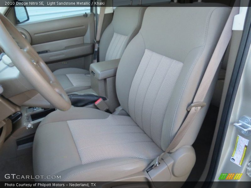 Light Sandstone Metallic / Khaki 2010 Dodge Nitro SE