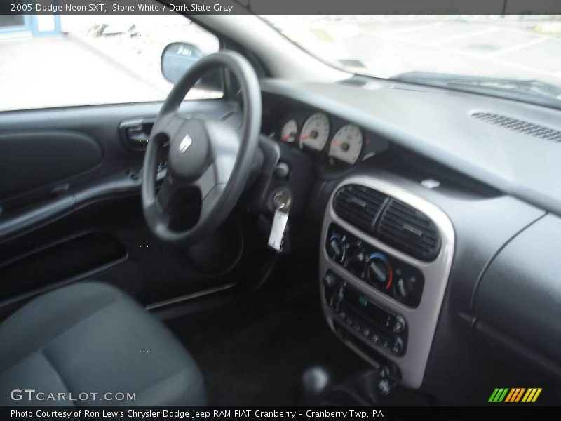 Stone White / Dark Slate Gray 2005 Dodge Neon SXT