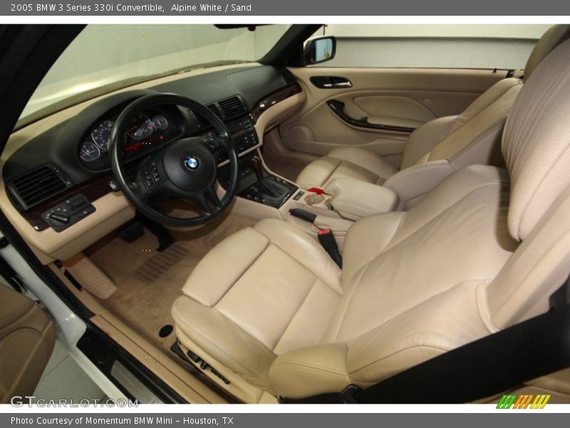 Sand Interior - 2005 3 Series 330i Convertible 