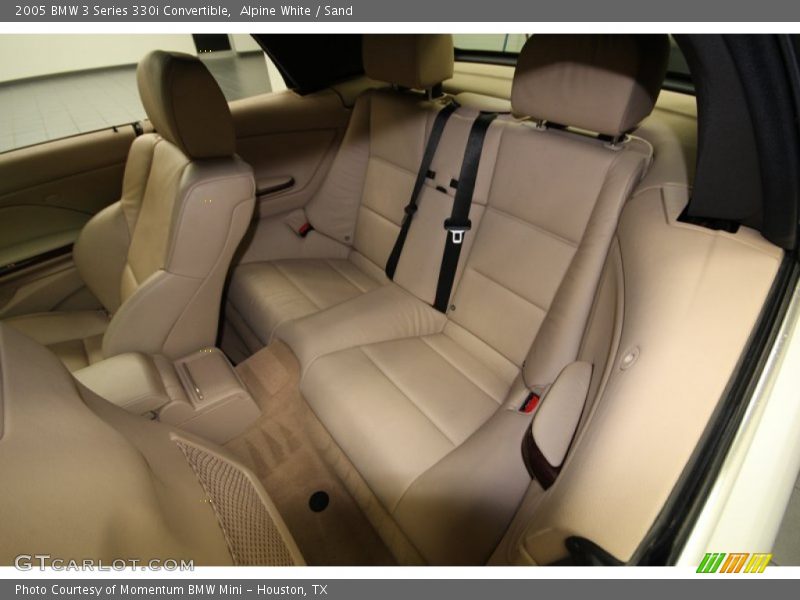 Rear Seat of 2005 3 Series 330i Convertible