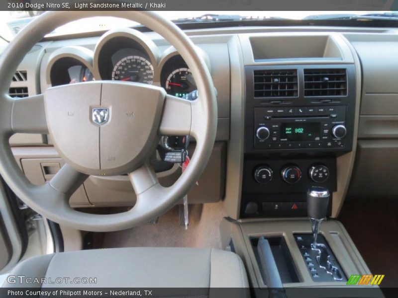 Light Sandstone Metallic / Khaki 2010 Dodge Nitro SE