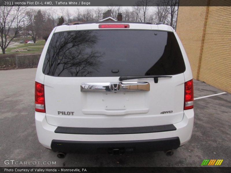 Taffeta White / Beige 2011 Honda Pilot EX-L 4WD