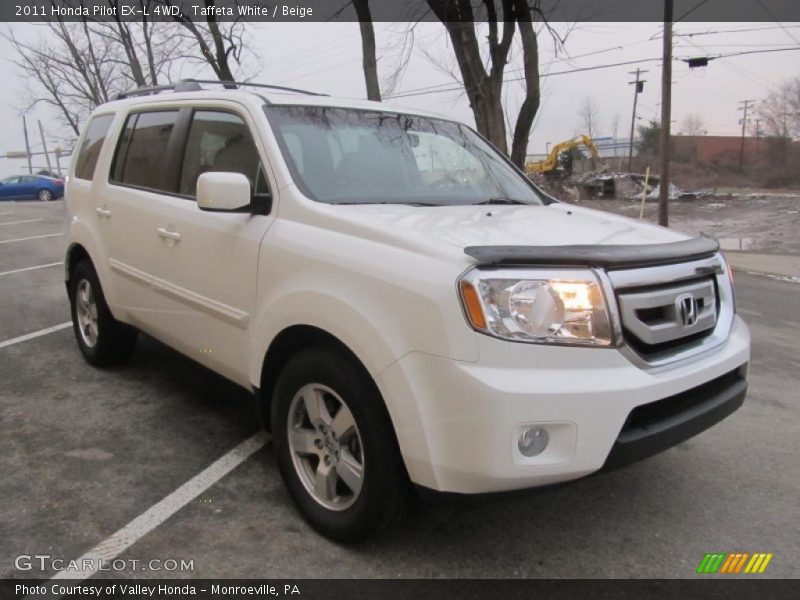 Taffeta White / Beige 2011 Honda Pilot EX-L 4WD