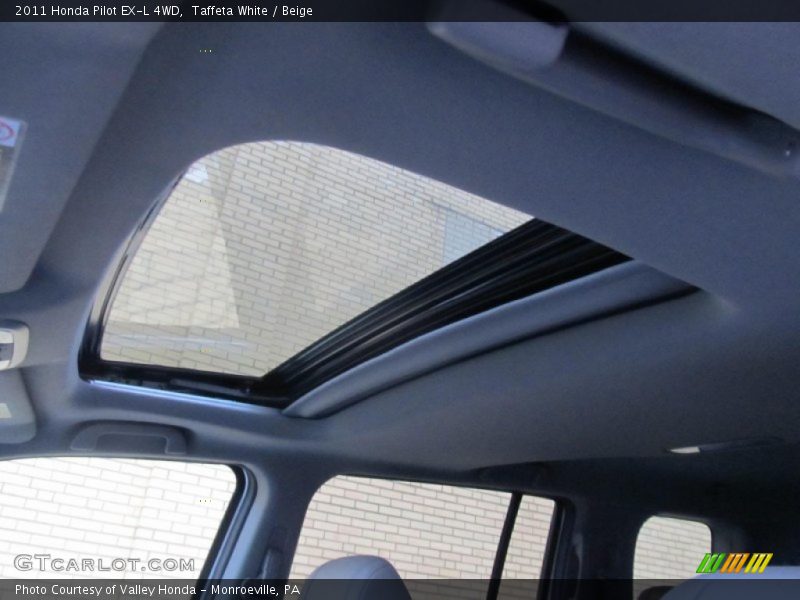 Taffeta White / Beige 2011 Honda Pilot EX-L 4WD